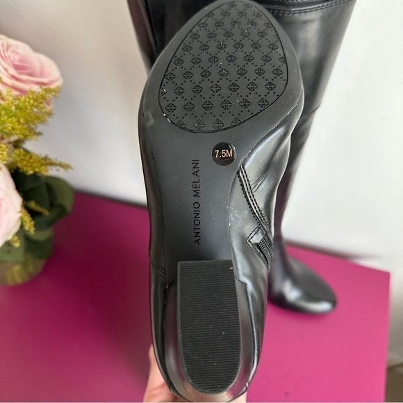 Antonio Melani Black Knee-high boots size 7.5 - Picture 6 of 8